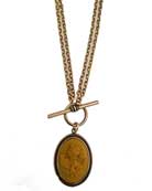Mykonos Ochre Convertible Necklace, price: $160.00. Click on 'Large View' for large picture