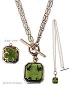 Olivine Convertible Necklace, price: $140.00. Click on 'Large View' for large picture