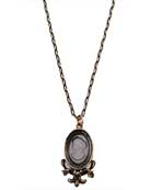 Periwinkle Victorian Garden Necklace, price: $102.00. Click on 'Large View' for large picture