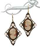 Cameo Jewelry by Extasia. Victorian and Vintage Style Cameos.