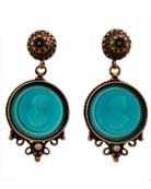 Victoriana Zircon Post Earring, price: $167.00. Click on 'Large View' for large picture