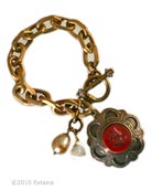 Wine Balmoral Bracelet, price: $220.00. Click on 'Large View' for large picture