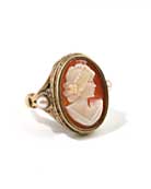 Cameo Oval Ring, price: $174.00. Click on 'Large View' for large picture