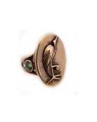 Heron Bronze Ring, price: $200.00. Click on 'Large View' for large picture