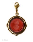 Ruby Round Intaglio Charm, price: $81.00. Click on 'Large View' for large picture