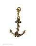 From our Charm Collection, a classic solid bronze Anchor Charm. Measuring 1 1/4 inches tall, this is a medium sized piece.  Our anchor charm comes with a lobster closure to attach to your own chain, or to one of ours, available from this website. Shown in our signature bronze. Each charm made to order in the U.S.A.