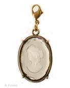 Cloud  Oval Intaglio Charm, price: $85.00. Click on 'Large View' for large picture