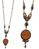 Maderia Acorn and Oak Leaf Necklace, price: $172.00. Click on 'Large View' for large picture