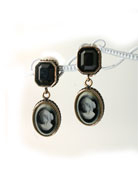 Mythos Clip Intaglio Earring, price: $186.00. Click on 'Large View' for large picture