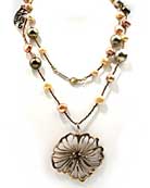 Extasia Flower Necklace, price: $170.00. Click on 'Large View' for large picture