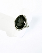 Jet Intaglio Ring, price: $210.00. Click on 'Large View' for large picture